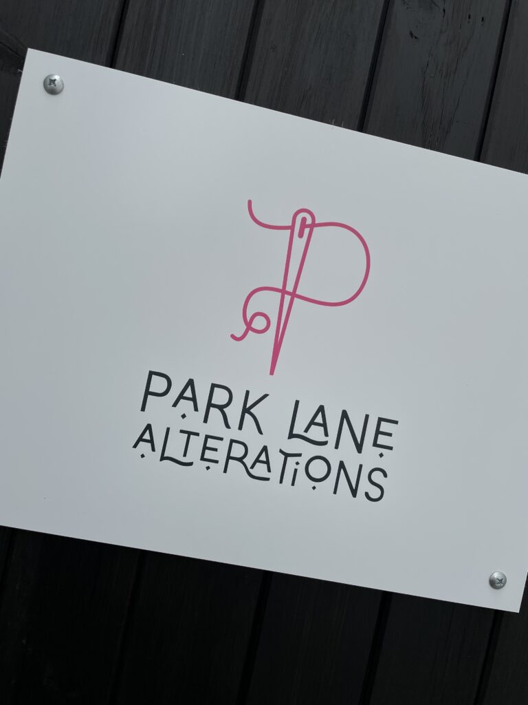 Park Lane Alterations Signage